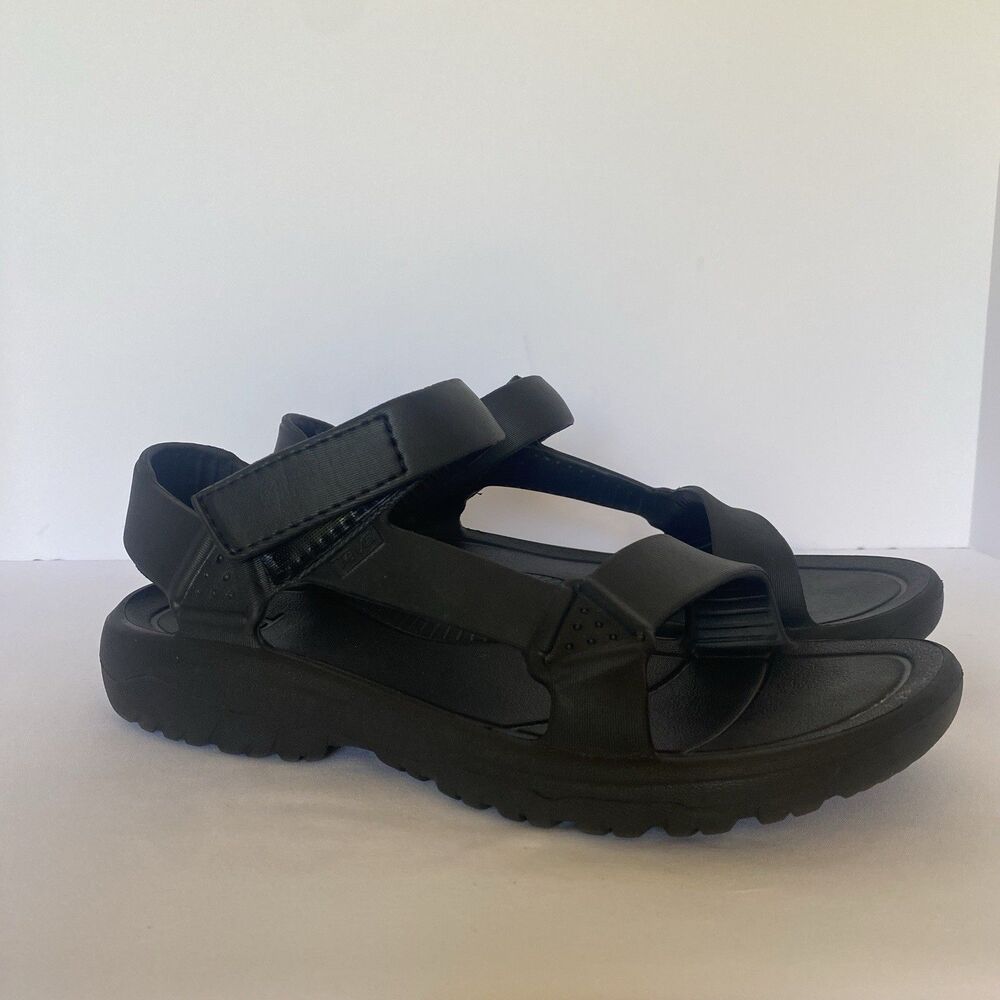 Teva Black Sport Sandals Hook & Loop Women's Size 11